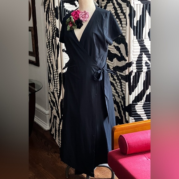 Kosan Travel Wrap Dress Navy XL - Picture 4 of 7